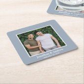 Foto LGBTQ Bruiloft Kartonnen Onderzetters (Schuin)