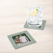 Foto LGBTQ Bruiloft Kartonnen Onderzetters (Insitu)