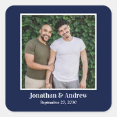 Foto LGBTQ Bruiloft Sticker (Voorkant)