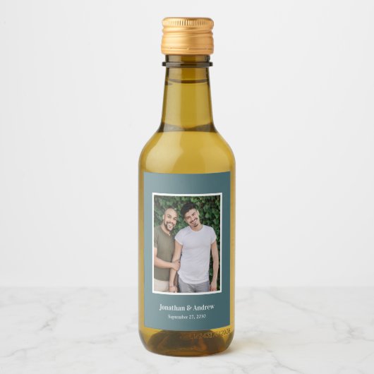 Foto LGBTQ Bruiloft Wijn Etiket (Voorkant)