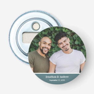 Foto LGBTQ-huwelijk Button Flesopener