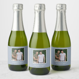 Foto LGBTQ-huwelijk Sparkling Wijnetiket