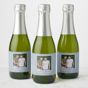 Foto LGBTQ-huwelijk Sparkling Wijnetiket