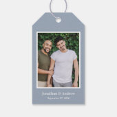 Foto LGBTQ Huwelijkscadeau Label Cadeaulabel (Achterkant)