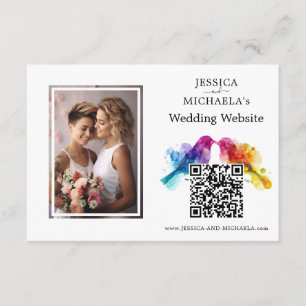 Foto LGBTQ+ website Rainbow Lovebirds Informatiekaartje