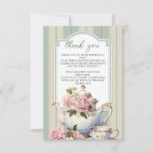 Foto Liefde Brouwt Thee Feest Bruidsmeisjes Bruilo Bedankkaart (Voorkant)