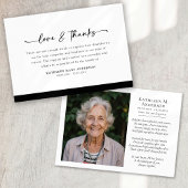 Foto Liefde en Bedankt Script Begrafenis