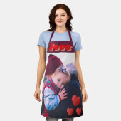 Foto Liefde Infused Persoonlijk Canvas van Affecti Schort (Gedragen)