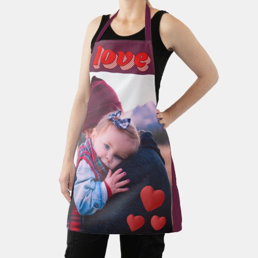 Foto Liefde Infused Persoonlijk Canvas van Affecti Schort (Insitu)