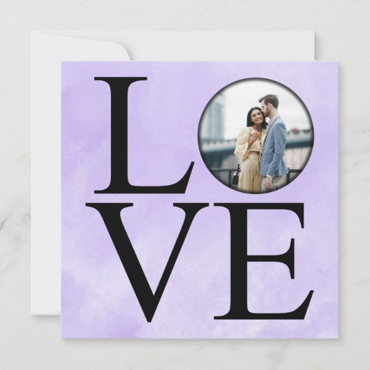 Foto Liefde Valentijn Feestdagenkaart (Voorkant)