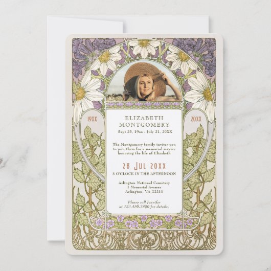 Foto: Life Marguerite Lavender Kaart (Voorkant)