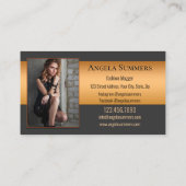 Foto Lifestyle Portfolio Mode Visitekaartje (Achterkant)