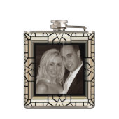 Foto Lijst 10 Flask met watten Heupfles (Achterkant)