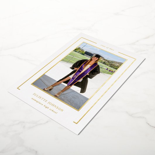 Foto Lijst 3 Folie Afstuderen Aankondiging (Gedraaid)