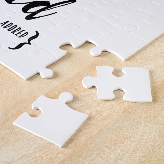 Foto lijst aangepaste puzzle sjabloon legpuzzel (Zijkant)