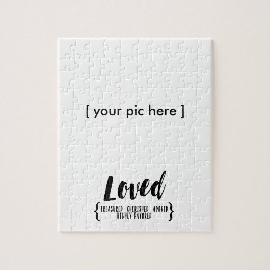 Foto lijst aangepaste puzzle sjabloon legpuzzel (Verticaal)