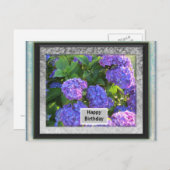 Foto Lijst Birthday Post Kaart (Voorkant / Achterkant)