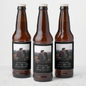 Foto Lijst | De datum opslaan | Bierlabel | Zwart Bier Etiket (Flessen)
