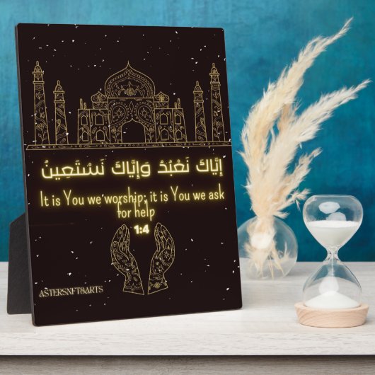 Foto-lijst, display plaque met gemak 8 x 10 fotoplaat (Zijkant)