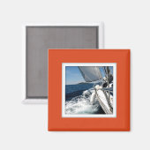  Foto Lijst Donker Sinaasappel Magnet (Voorkant / Achterkant)