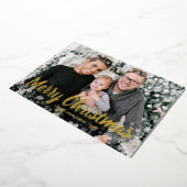 Foto Lijst Gold Folie Feestdagenkaart (Gedraaid)