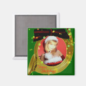 foto Lijst kerstmagneet Magneet (Voorkant / Achterkant)