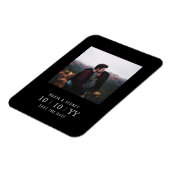 Foto Lijst | Magneet | Datum opslaan | Zwart (Linkerzijde)