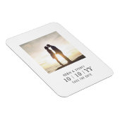 Foto Lijst | Magneet | De datum wit opslaan (Rechterzijde)