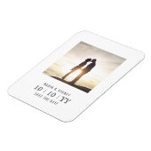 Foto Lijst | Magneet | De datum wit opslaan (Linkerzijde)