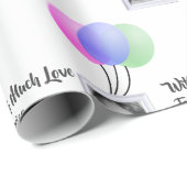 Foto Lijst met ballonnen Cadeaupapier (Rol Hoek)