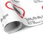 Foto Lijst met hart Cadeaupapier (Rol Hoek)