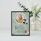 Foto Lijst met heks, monsters, Ghost, Cat Briefkaart (Staand voorkant)