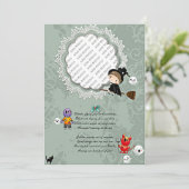 Foto Lijst met heks, monsters, Ghost, Cat Kaart (Staand voorkant)