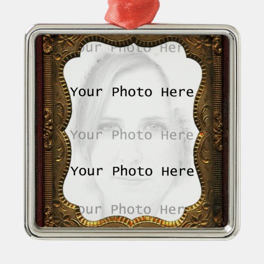  Foto Lijst Metalen Ornament (Voorkant)