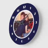 Foto Lijst Navy Grote Klok (Hoek)