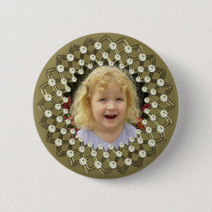 Foto lijst ronde button 5,7 cm