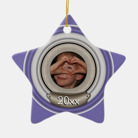 Foto Lijst Sjabloon Keramisch Ornament (Voorkant)