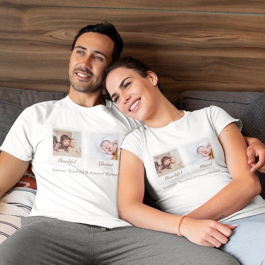 Foto Lijst T-shirt – Dankbaar & Gezegend