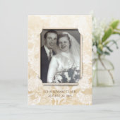 Foto lijst van Floral verjaardagsfeest Kaart (Staand voorkant)