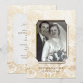 Foto lijst van Floral verjaardagsfeest Kaart (Voorkant / Achterkant)