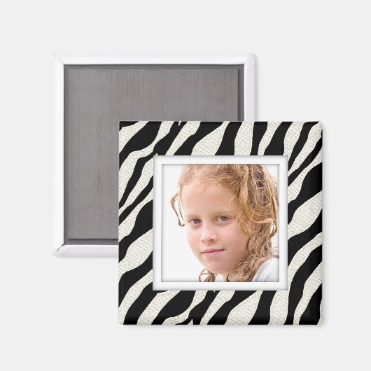  foto Lijst Zebra Print Magnet (Voorkant / Achterkant)