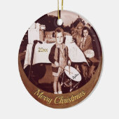  Foto Little Drummer Boy c 1930s Personal Keramisch Ornament (Links)