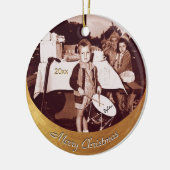  Foto Little Drummer Boy c 1930s Personal Keramisch Ornament (Links)