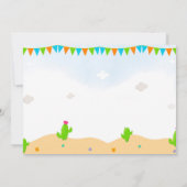 Foto: Llama verjaardaguitnodiging Alpaca uitnodigi Kaart (Achterkant)