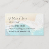 Foto Logo Beach Zee Kustreizen Visitekaartje (Achterkant)