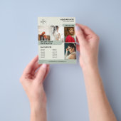 Foto Logo Business Marketing Groen Flyer (Hand)