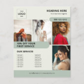 Foto Logo Business Marketing Groen Flyer (Voorkant)