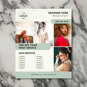 Foto Logo Business Marketing Groen Flyer