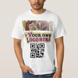Foto-logo en QR-code T-shirt