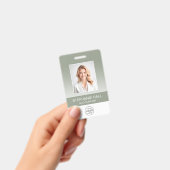 Foto, Logo, Naamgradiënt van Medewerker Badge (Handheld)
